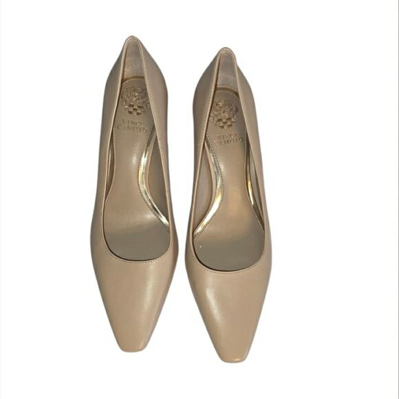 Vince Camuto Nude Pumps Womens Dress Shoes Heels Sz 8M Quiet Luxury - Picture 5 of 11